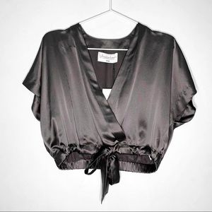 Silk crop top